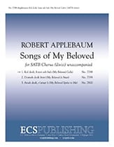 Songs of My Beloved: 1.Kol Dodi Hinei Zeh Bah SATB choral sheet music cover